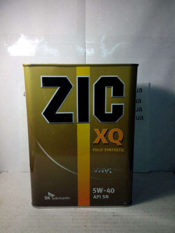 Масло моторное ZIC XQ 5w-40 4л